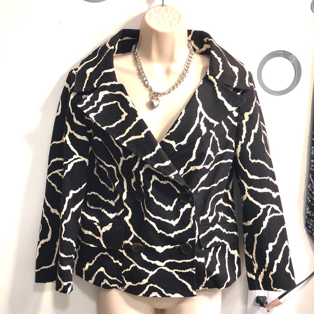 Bandolino — Black & Cream  jacket/blazer